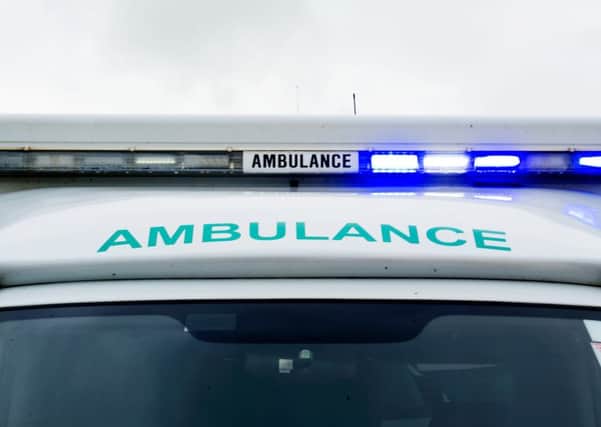 An ambulance. Pic: John Devlin
