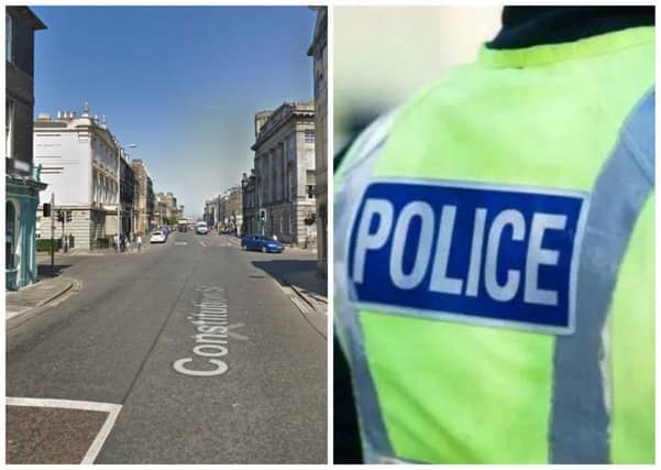 The attack happened in Leith. Pic: Google Maps/Police Scotland
