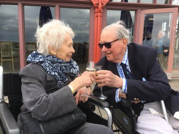 This Edinburgh couple are perfectly placed to give lessons in love this Valentines Day  as it will be the 61st time they celebrate February 14th together.