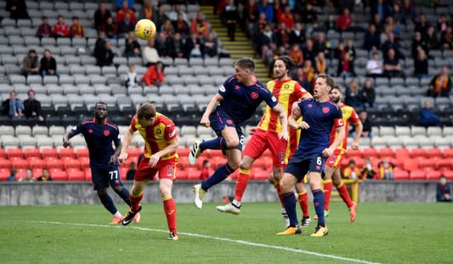 Hearts drew with Partick Thistle the last time the sides met in Glasgow. Picture: SNS