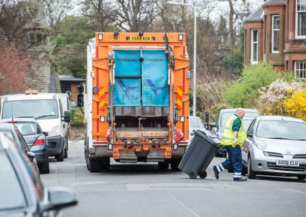 Many refuse collectors worked over their holidays during the festive period. Picture: Ian Georgeson