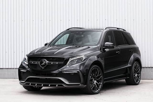 The vehicle was a Mercedes Benz GLE like this one