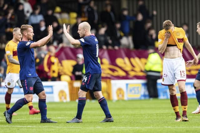 Hearts won on their last trip to Motherwell. Picture: SNS