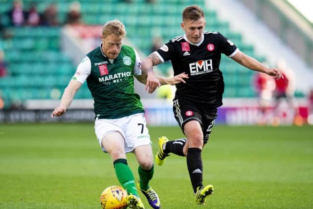 Hibs thumped Accies 6-0 the last time they visited Easter Road. Picture: SNS