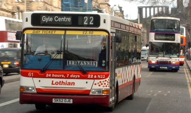 The incident happened on a 22 bus service in Leith