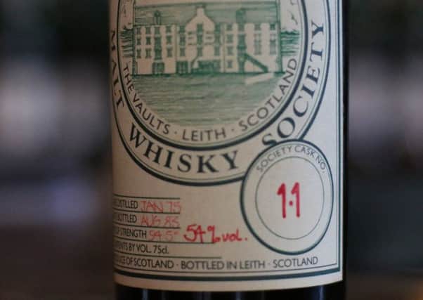 The Scotch Malt Whisky Society host special event with dram of first ever bottling, 1.1.