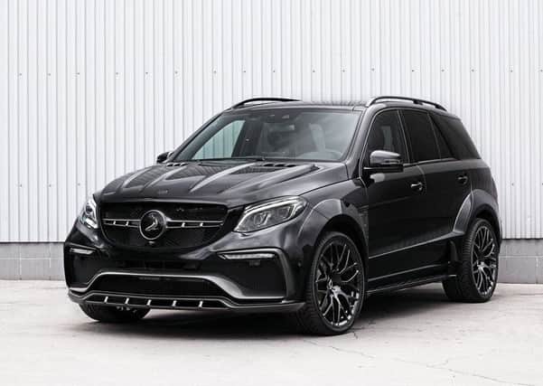 A Mercedes Benz GLE, similar to the car discovered in Blantyre.