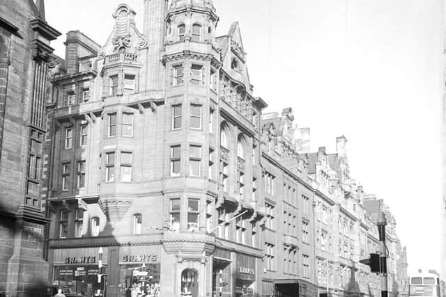 Grants at North Bridge which had the first escalator in Edinburgh installed in 1959.
