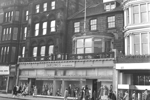 Darling's department store, owned by former Edinburgh Lord Provost William Y Darling, was renowned for its high fashion in dresses, suits and hats.