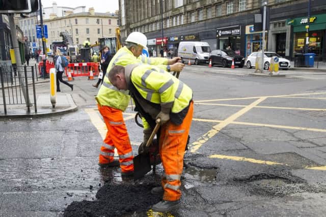 Potholes are being reported every 20 minutes in the Capital. Picture: TSPL