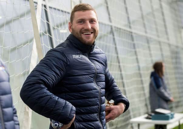 Finn Russell reported for Scotland training yesterday, less than 24 hours after picking up a head knock playing for his club Racing 92. Pic: SNS