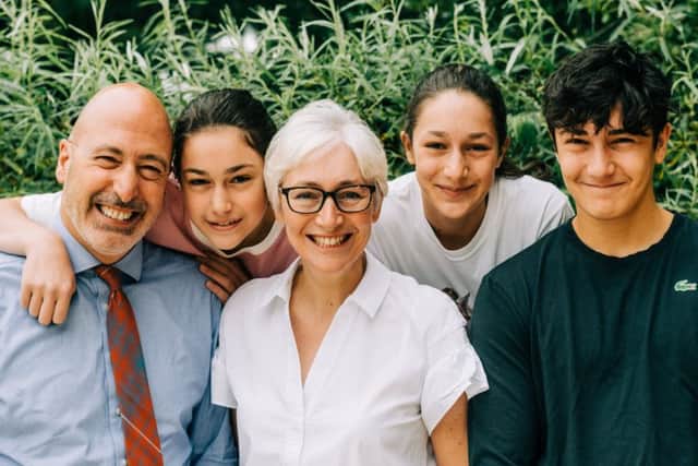 Contini Family, left to right, Victor, Arianna, Carina, Carla, Orlando. Picture: TSPL