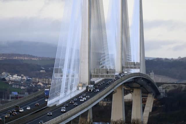 Heavy delays are expected next month north of the Queensferry Crossing. Picture: Lisa Ferguson