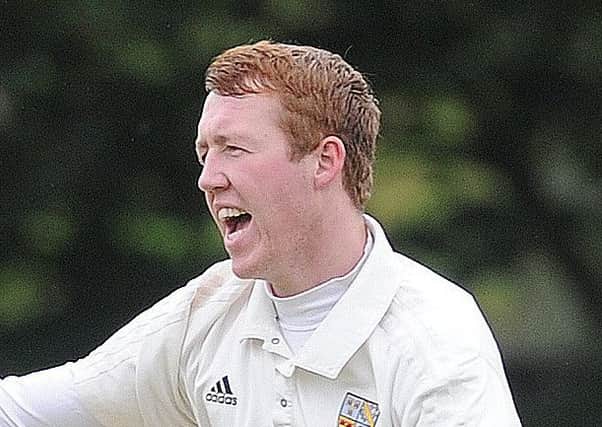 Adrian Neill took four wickets against Oman