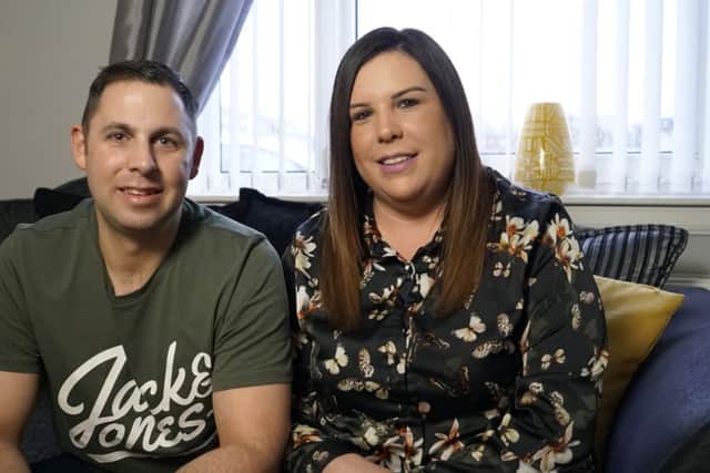 The father-of-two who nearly died after developing sepsis. Pic: PA