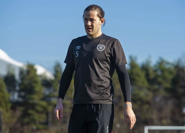 Hearts' Peter Haring is back in training