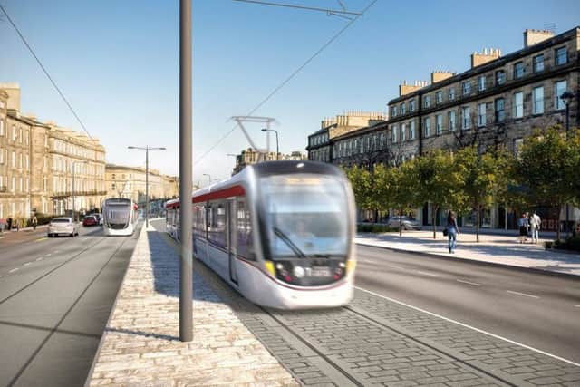 Controversial plans to take trams to Newhaven will carry a £207m price tag.