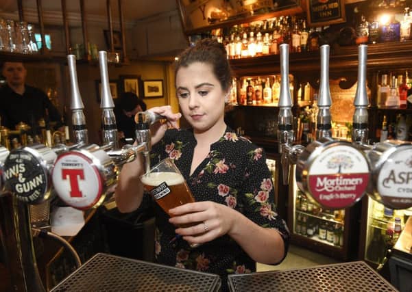 The re-opening of the Sheep Heid in Duddingston which has had some refurbishment work done and opens fully to the public this Saturday. Pictured is General Manager Chloé Herbert. Pic: Greg Macvean
