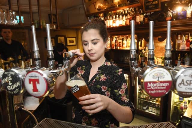The re-opening of the Sheep Heid in Duddingston which has had some refurbishment work done and opens fully to the public this Saturday. Pictured is General Manager Chloé Herbert. Pic: Greg Macvean