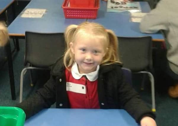 Murder victim Alesha MacPhail, 6, whose body was discovered in woodlands near her grandparents home on the Isle of Bute.