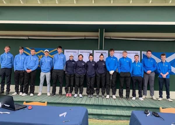 The young East Lothian golfers who travelled to North Carolina
