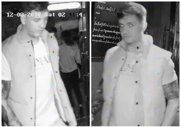 CCTV images have been released following a serious assault that took place at a nightclub on Niddry Street.