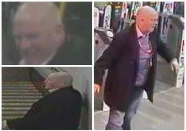 The incident occurred on a train leaving Edinburgh Waverley.