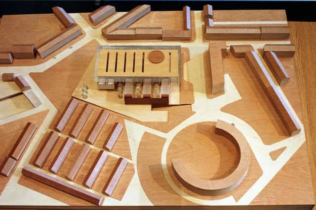 Plans for a Scottish Parliament building were earmarked for the land.