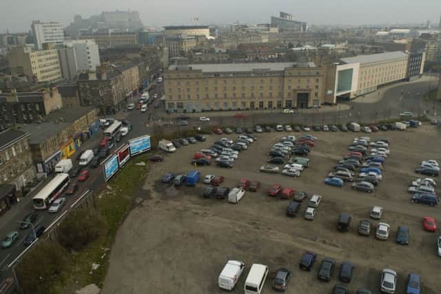 Views over Edinburgh from Haymarket Morrison Street Car Park in March 2007. Pic: Joe James