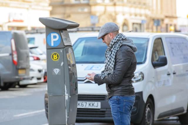 A parking meter in 
George Street. Pic: Ian Georgeson