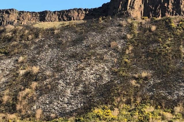 The damage after the fire. Picture: Lisa Ferguson