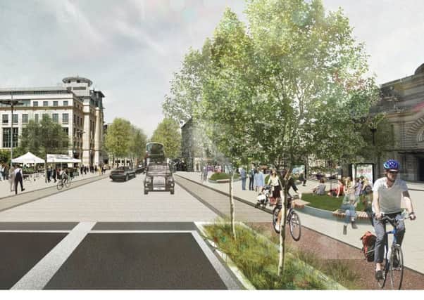 The councils transformation paper reimagines Lothian Road as a tree-lined avenue