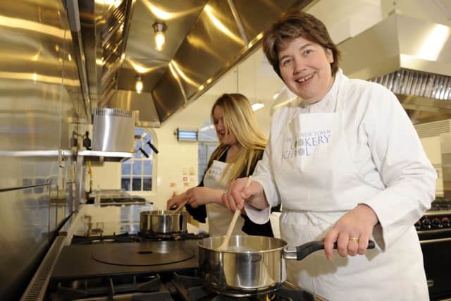 Fiona Burrell is principal of the new Edinburgh New Town Cookery School, Queen Street, Edinburgh. Pic: Jane Barlow