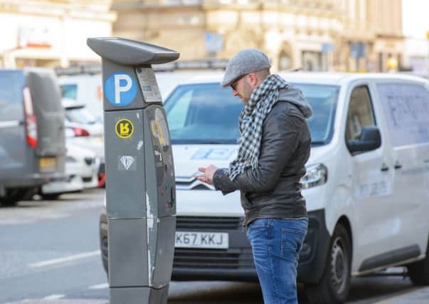 A parking meter in 
George Street. Pic: Ian Georgeson