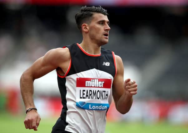 Laswade's Guy Learmonth is eyeing 800m glory in Glasgow