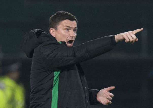 Hibs head coach Paul Heckingbottom's only focus is on the game