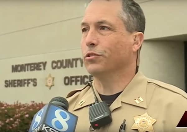 Monterey County Sheriff's Department Commander John Thornburg speaks about missing Scottish man Kim Gordon