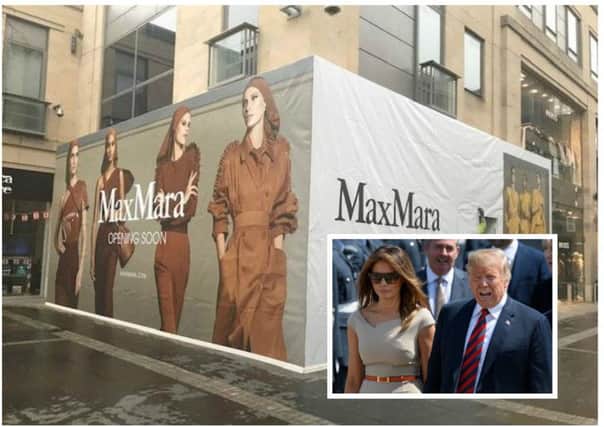 Luxury fashion chain Max Mara is a favourite of US First Lady Melania Trump. Picture: Contributed/Getty Images