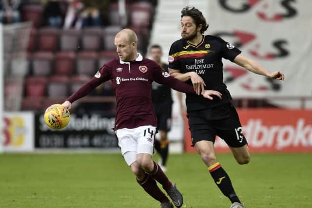 Hearts defeated Thistle 3-0 at Tynecastle the last time the clubs met. Picture: SNS