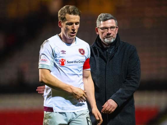It was a frustrating night for Christophe Berra and Craig Levein at Firhill.