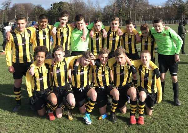 Hutchison Vale Under-14s booked their place in the SPORTSassist South East Region Cup final