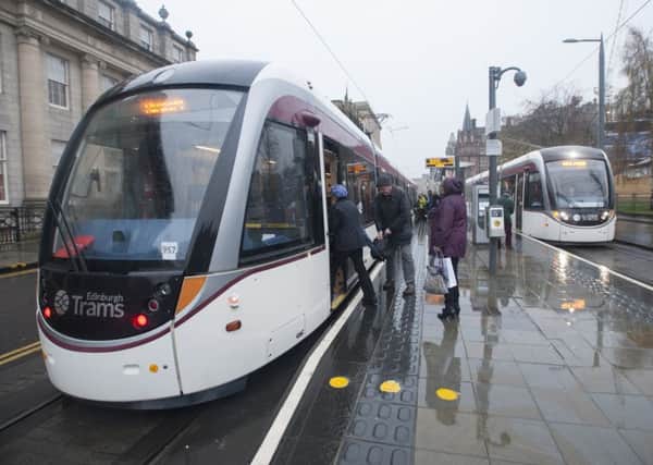 The cost of the extension of Edinburgh's tram lines has proved controversial (Picture: Lesley Martin)