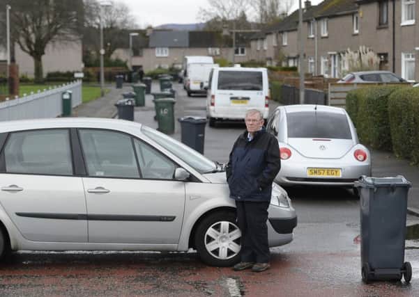 Ronnie Scotland was protesting over missed bin collection in Muirhouse