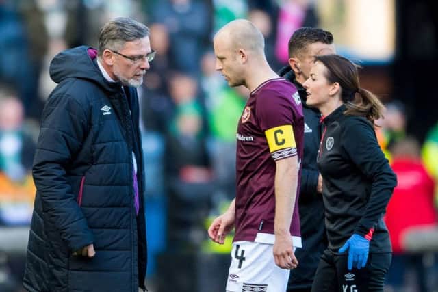 Hearts manager Craig Levein hopes Steven Naismith will return before the end of the season. Picture: SNS/Ross Parker