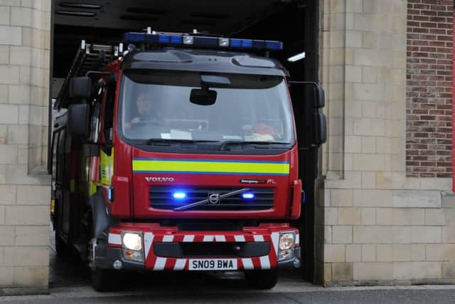Up to 25 firefighters responded