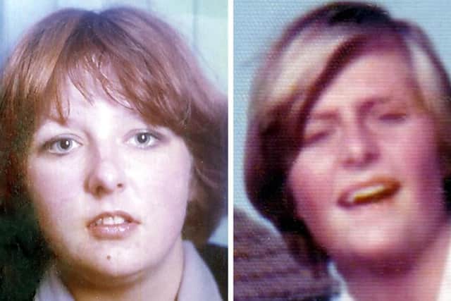 Undated Lothian and Borders Police file handout photos of Christine Eadie (left) and Helen Scott Picture: Lothian and Borders Police/PA Wire