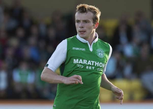 Defender Kevin Waugh scored twice for Hibs Reserves. Pic: SNS