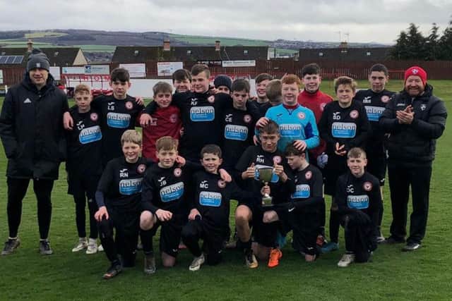 Edinburgh South Ospreys Under-14s won the Pilmar Smith Cup