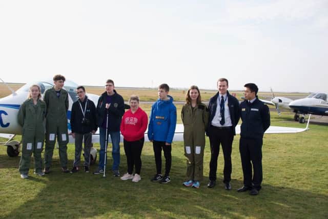 Five blind and partially sighted youngsters from Lothian enjoy the thrill of flying - RNIB Scotland

Pic credit:
Blake Neale