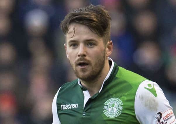 Marc McNulty has scored six goals for Hibs since joining on loan from Reading